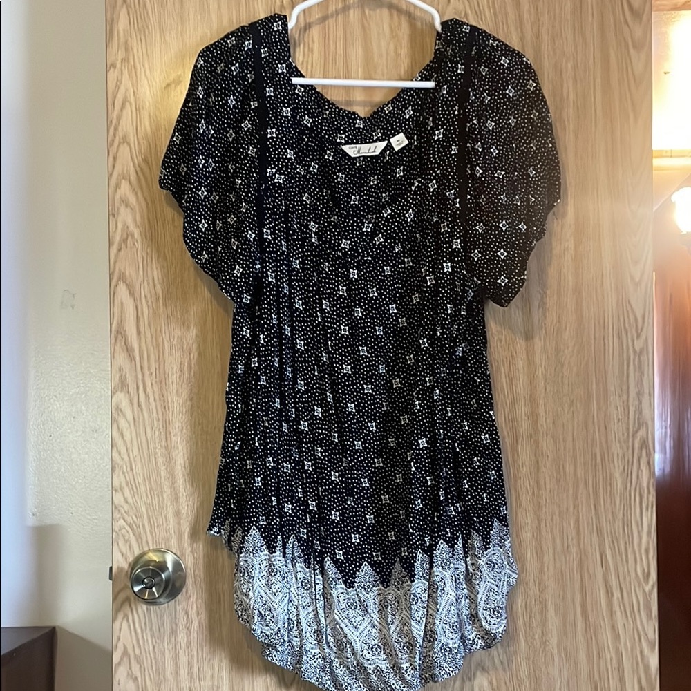 Boho Short Sleeve Tunic